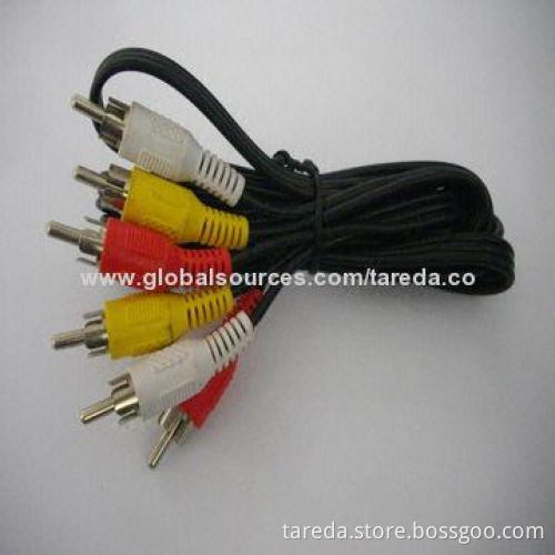 RCA Cables, ISO14001, UL, CE and CB Approvals, RoHS Directive-compliant